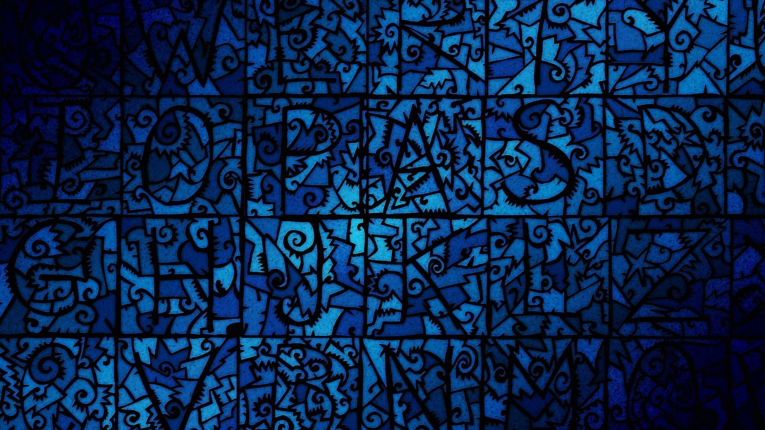 Blue Stained Glass Mac Wallpaper Download | Free Mac Wallpapers ...