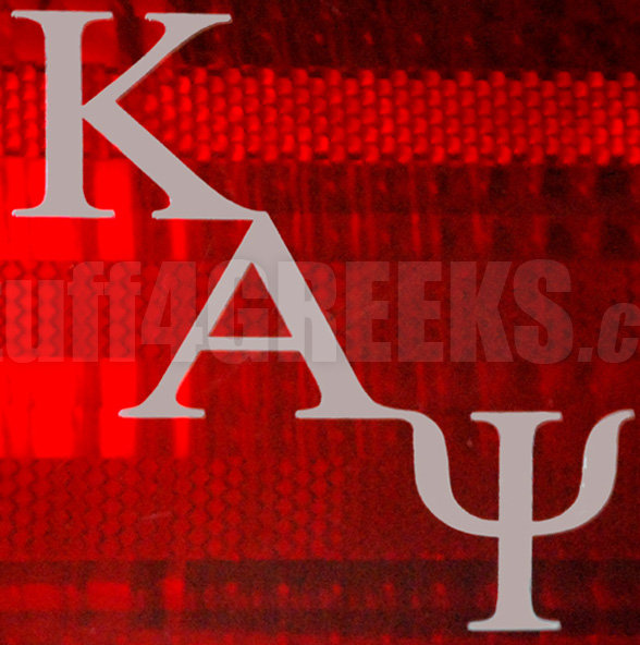 Kappa Alpha Psi 3 Greek Letter Tail Light Decal 2 Per Pack