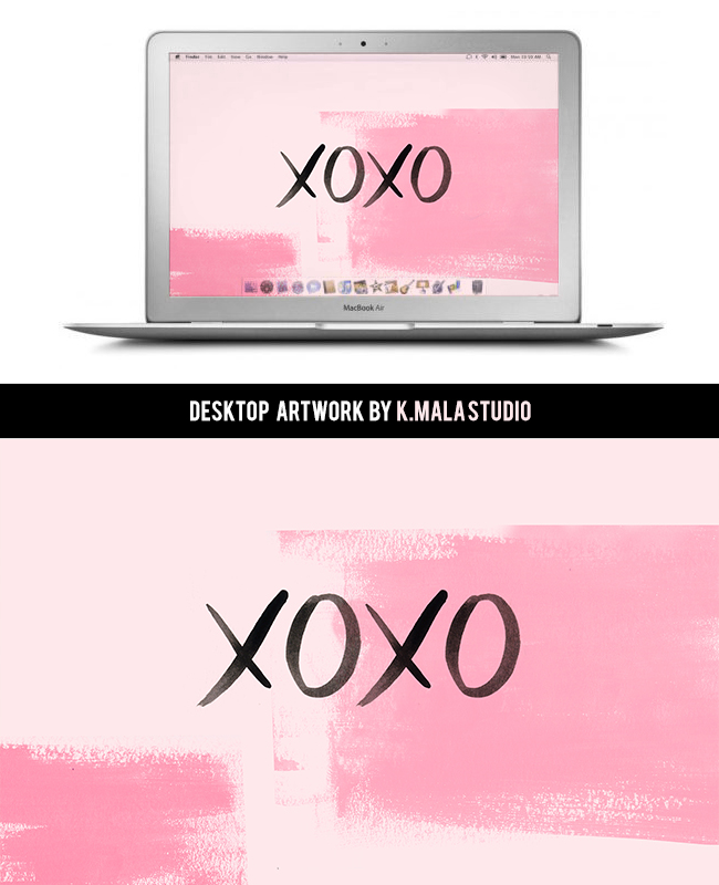 Valentine's Day February Desktop Backgrounds — K.Mala Studio