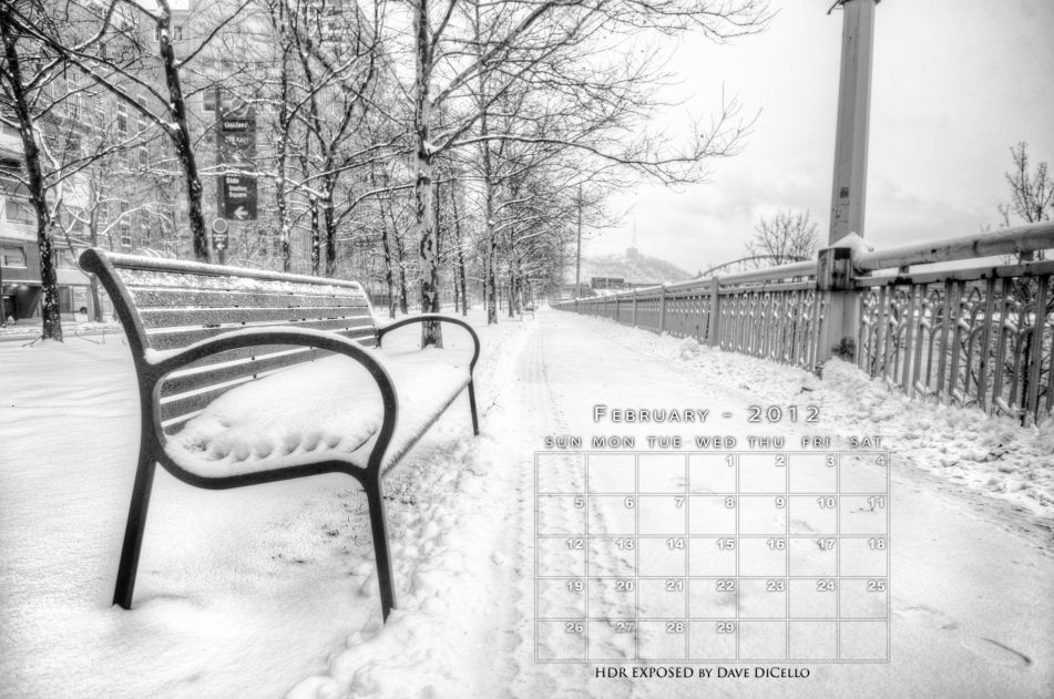 Time marches on - February Desktop Wallpaper - Pittsburgh Photographer