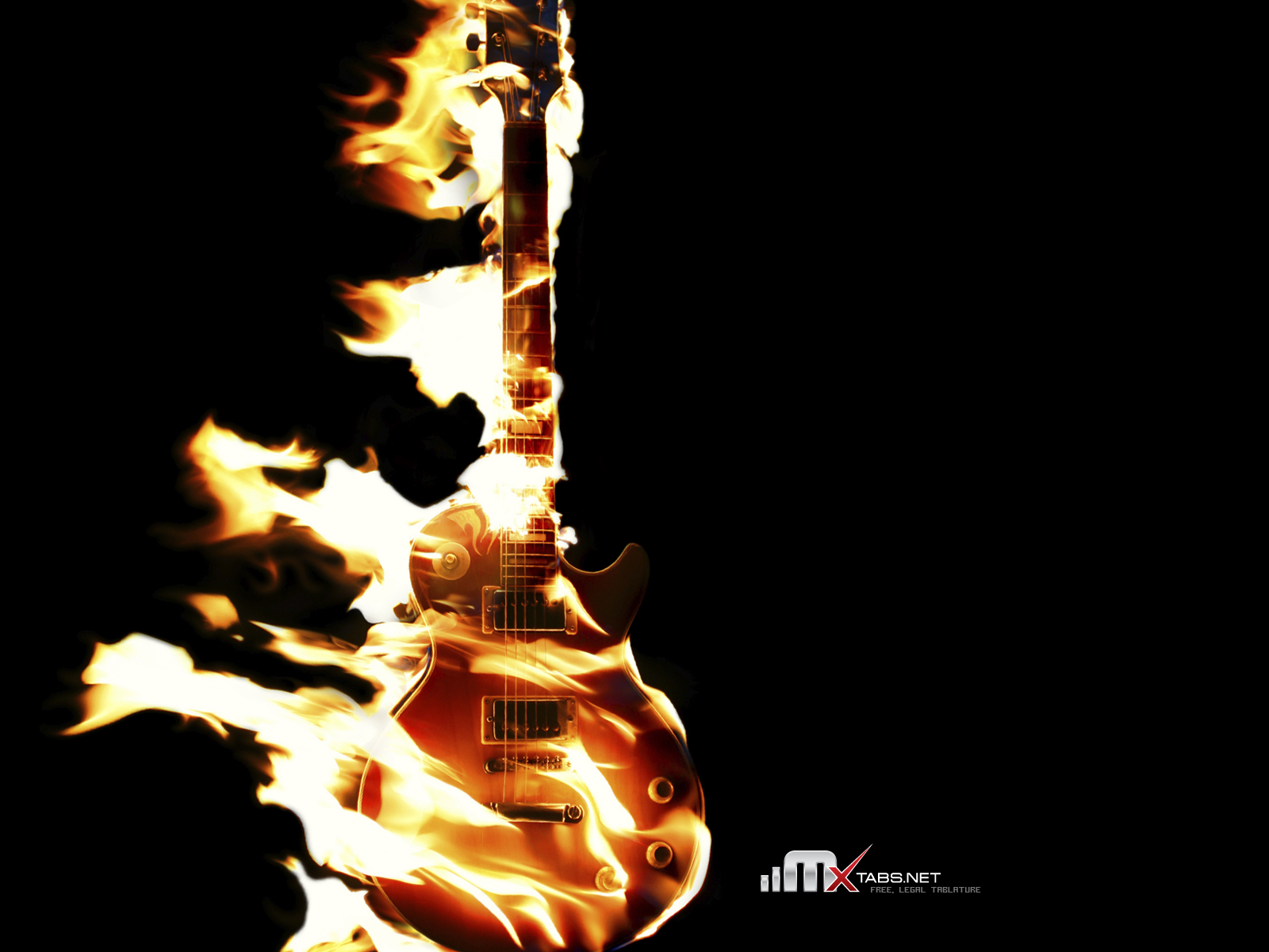 Guitar on Fire wallpaper from Guitar Wallpapers wallpapers