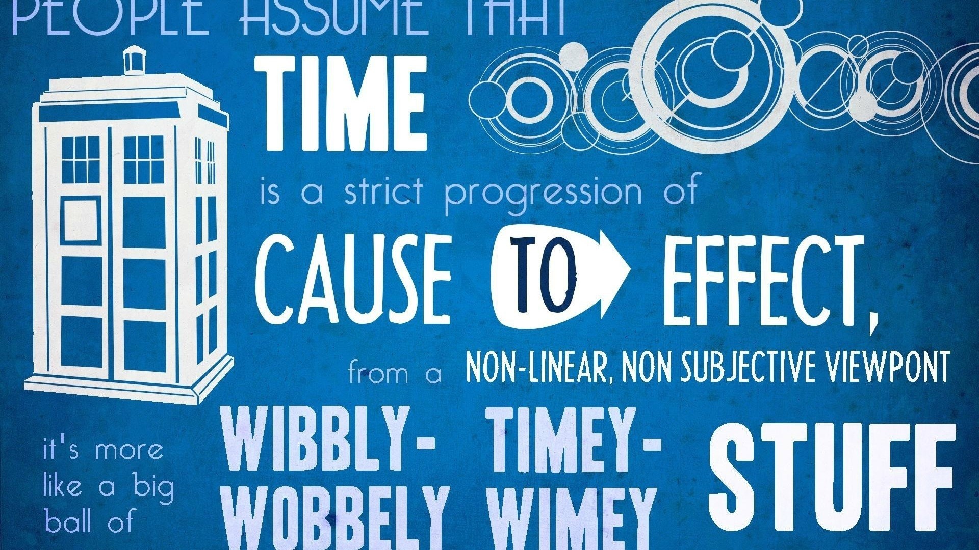 Doctor Who, The Doctor, TARDIS, David Tennant, Typography ...