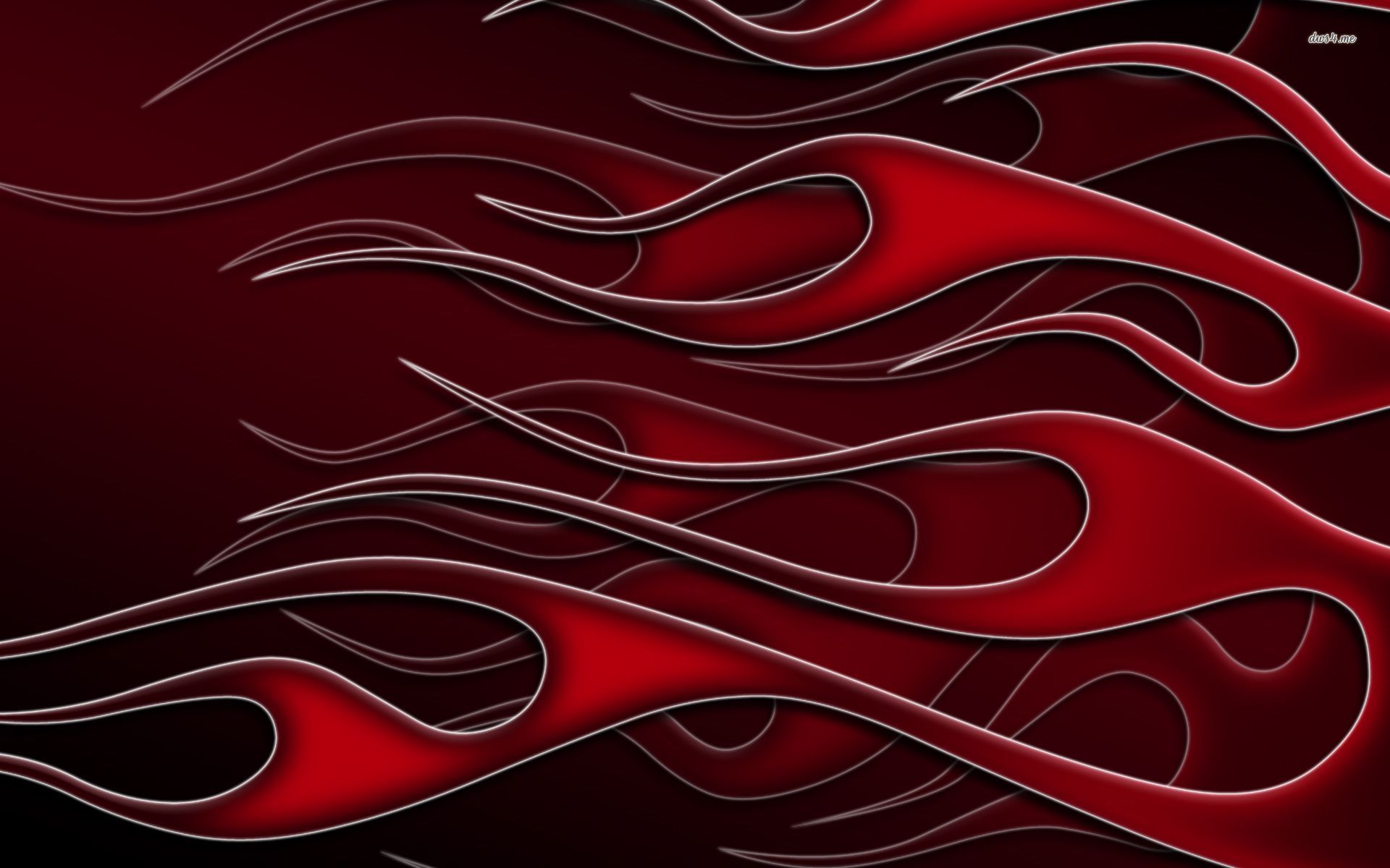 Red Flames wallpaper - Abstract wallpapers - #5256