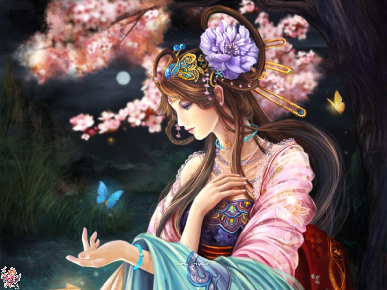 Download Beautiful Anime Only Sweet Angel B O Ibackgroundz ...