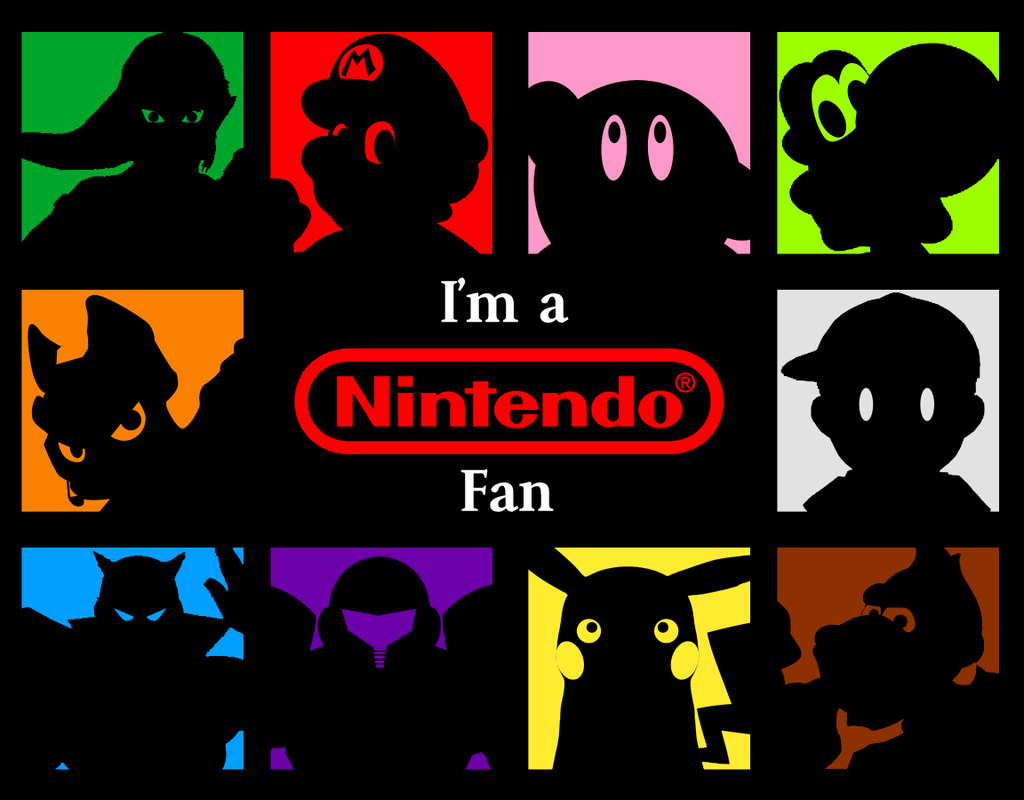 Nintendo Im a Fan Wallpaper series by spdy4 on DeviantArt
