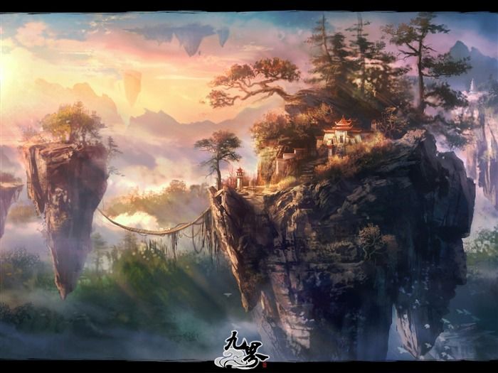 3D fantasy masterpiece-Nine world-the official game wallpaper ...