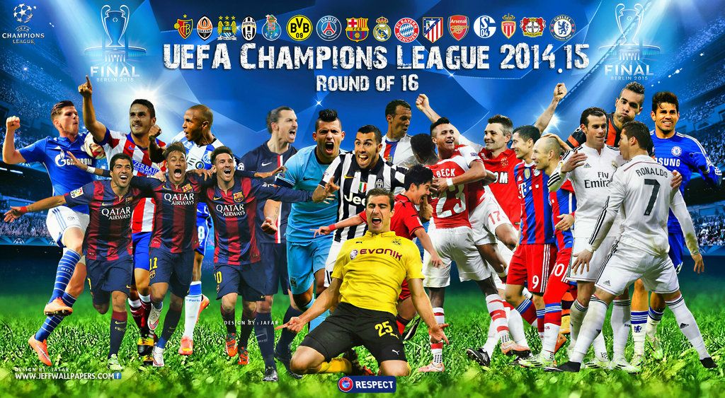 CHAMPIONS LEAGUE WALLPAPER 2015 ROUND OF 16 by jafarjeef