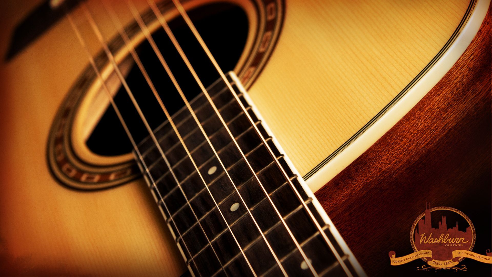 acoustic guitar wallpaper widescreen