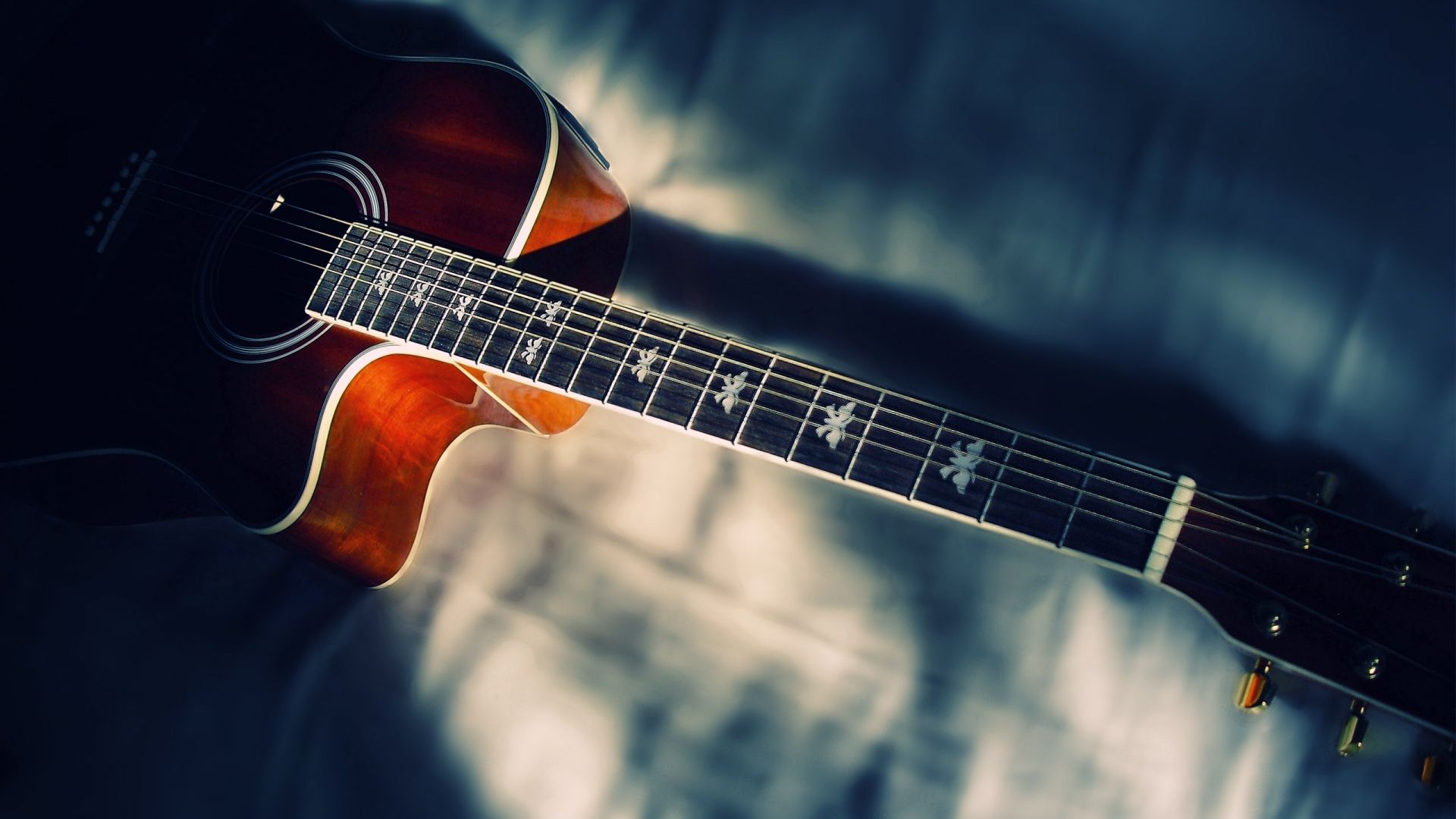 Acoustic Guitar HD Wallpaper, Acoustic Guitar Backgrounds Cool
