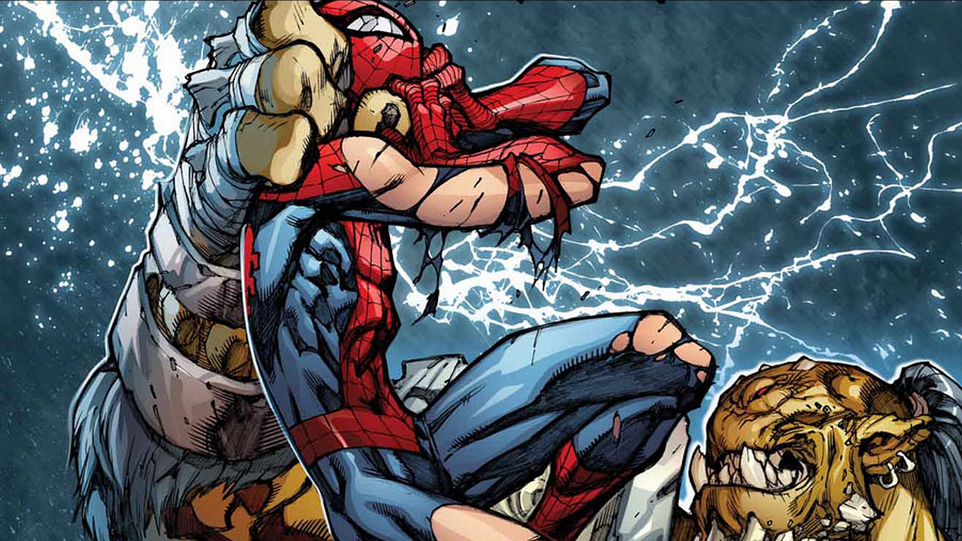 justpict.com Spiderman Comic Wallpaper Widescreen
