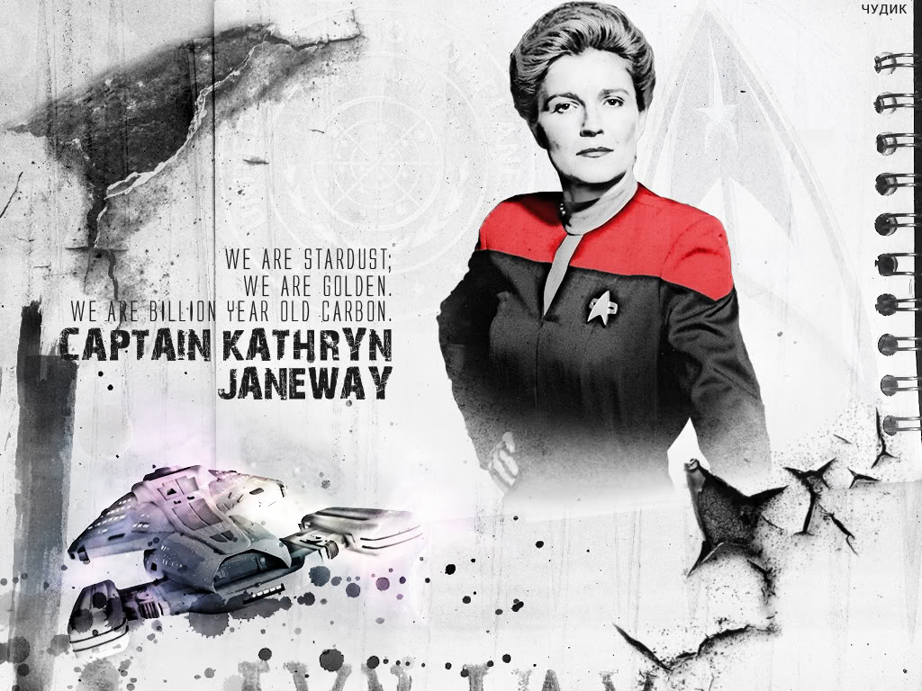 Janeway - Star Trek Voyager Wallpaper (31361356) - Fanpop