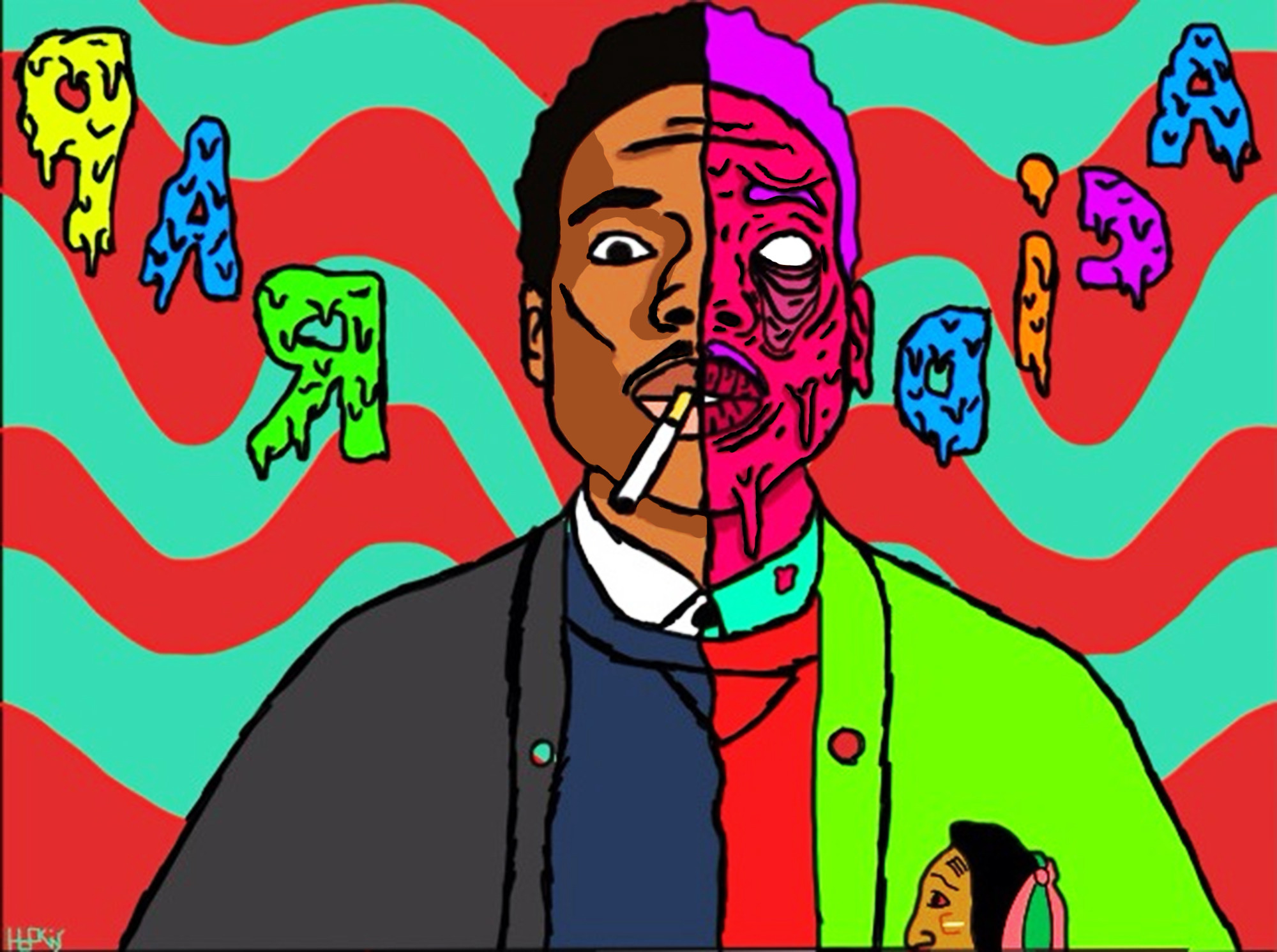 I made art of Chance the Rapper, what do y'all think? : teenagers