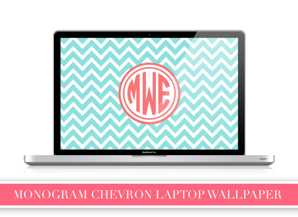 Personalized Monogram Desktop Wallpaper cute Backgrounds
