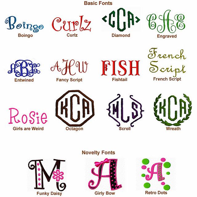 Free Printable Bow Monogram Maker from @chicfetti (in 12 different ...
