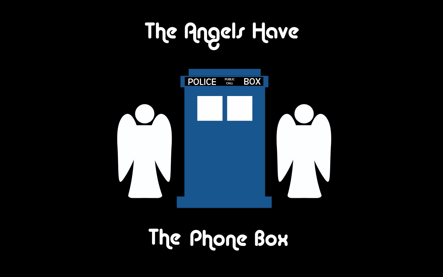Wallpaper doctor who tardis weeping angels bbc police box (788951 ...
