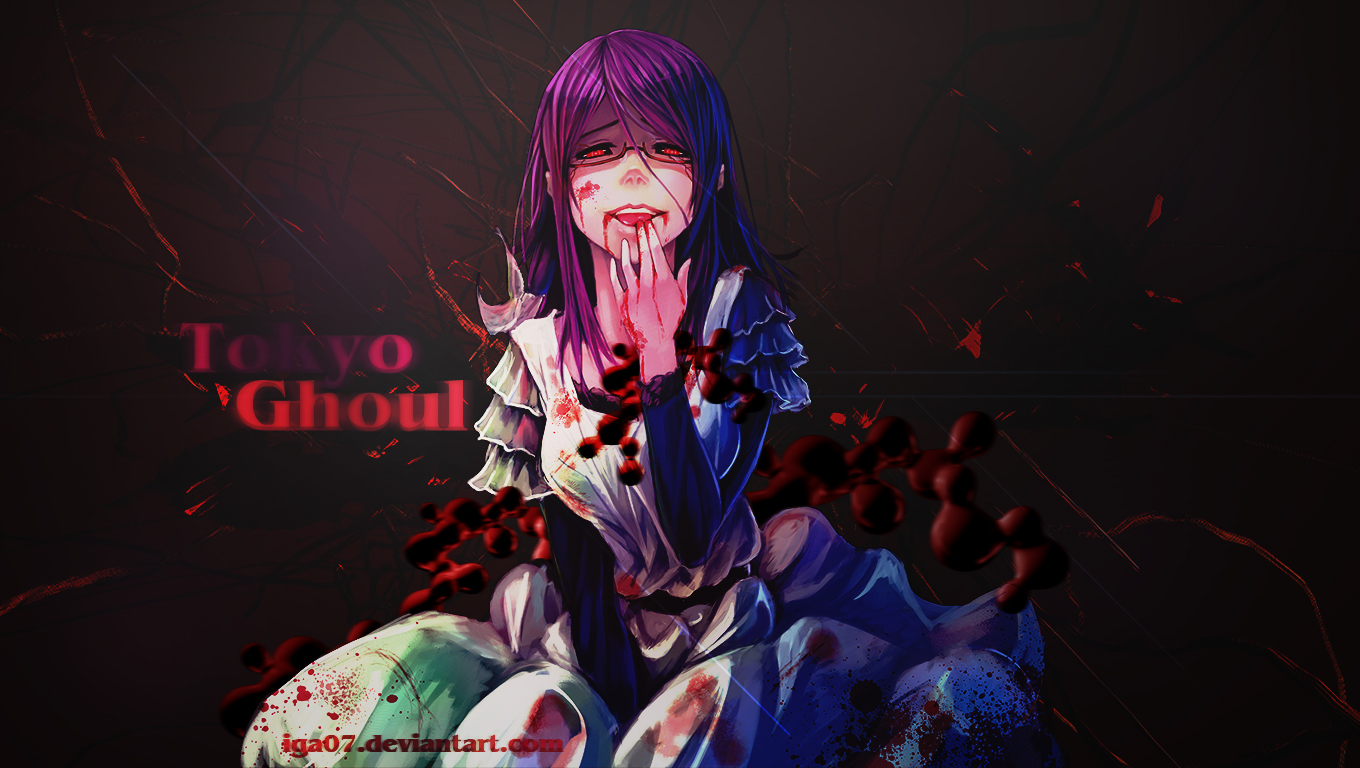Wallpaper Tokyo Ghoul (1360x768) by IGA07 on DeviantArt