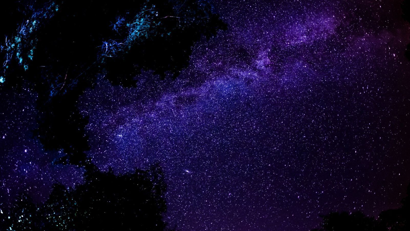 Download Wallpaper 1600x900 Milky way, Stars, Night, Sky, Space
