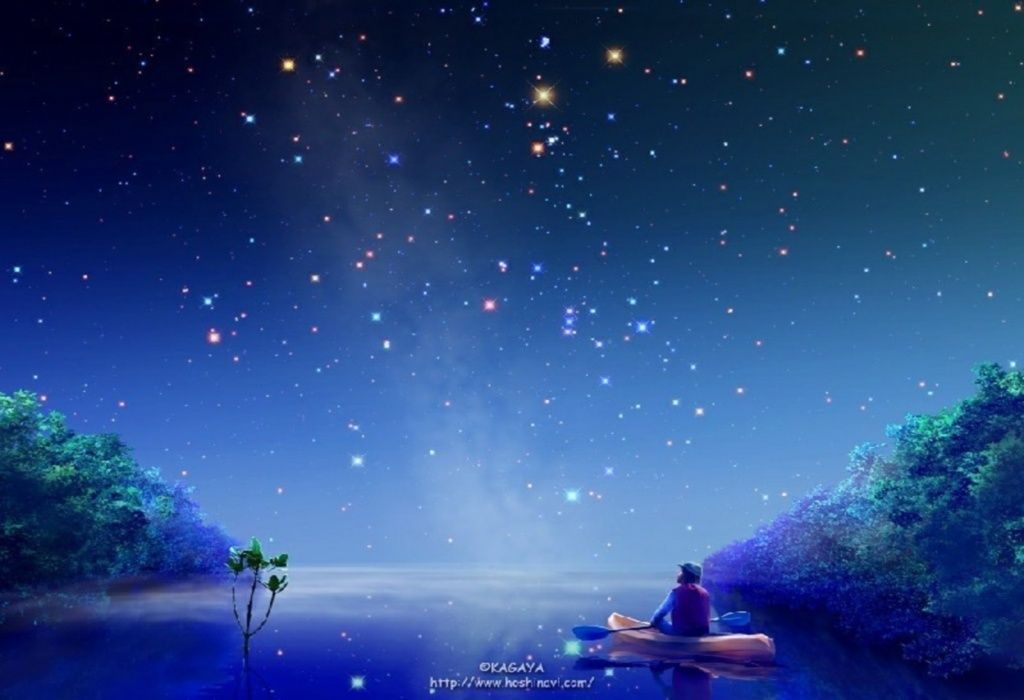 Amazing wish night star shining wallpapers55.com - Best