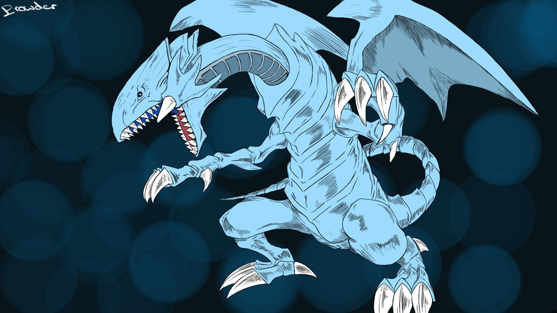 blue eyes white dragon wallpaper – viewing gallery | HD Wallpapers ...
