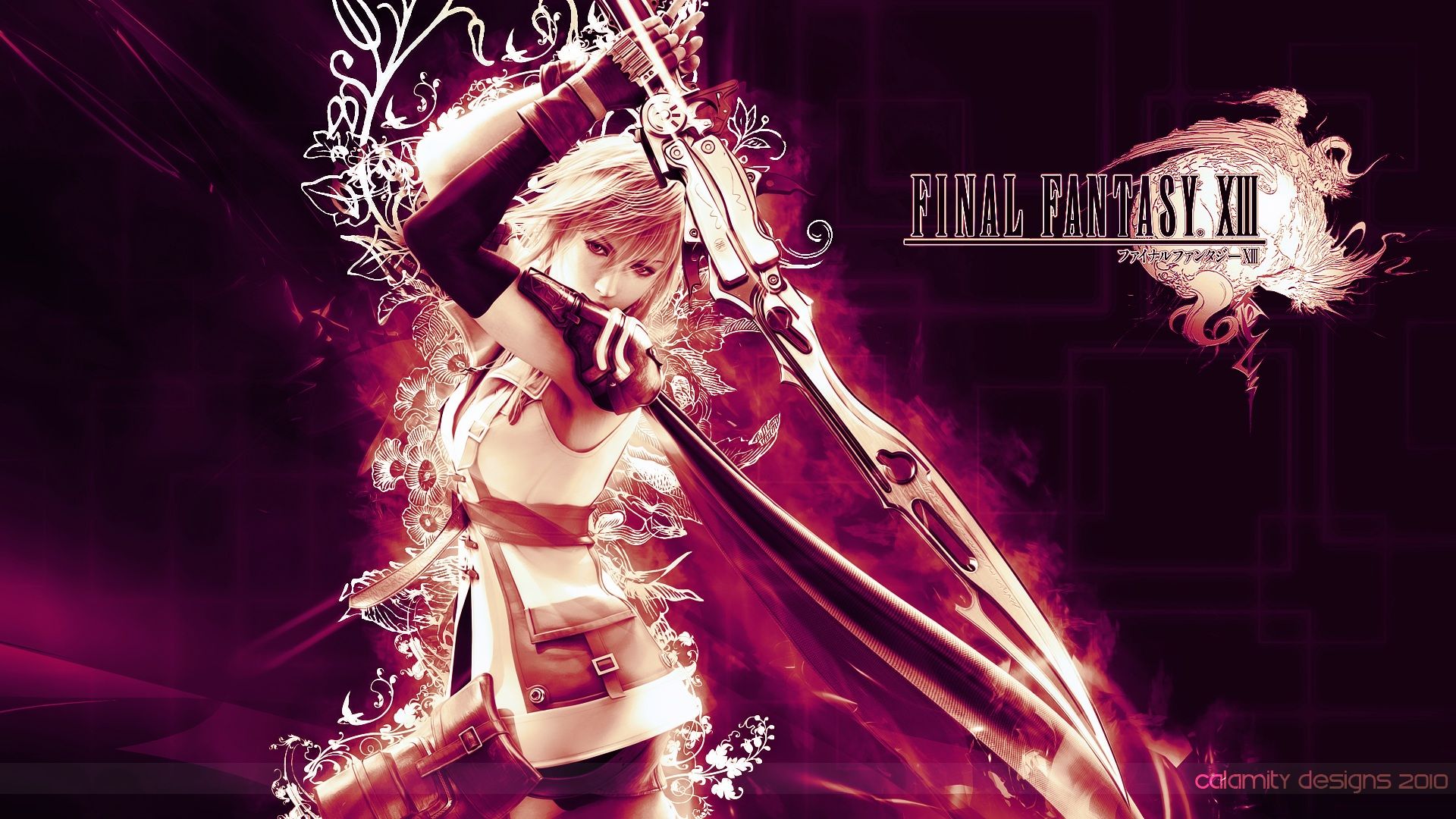 Download Lightning Final Fantasy Xiii Wallnen Wallpaper 1920x1080 ...