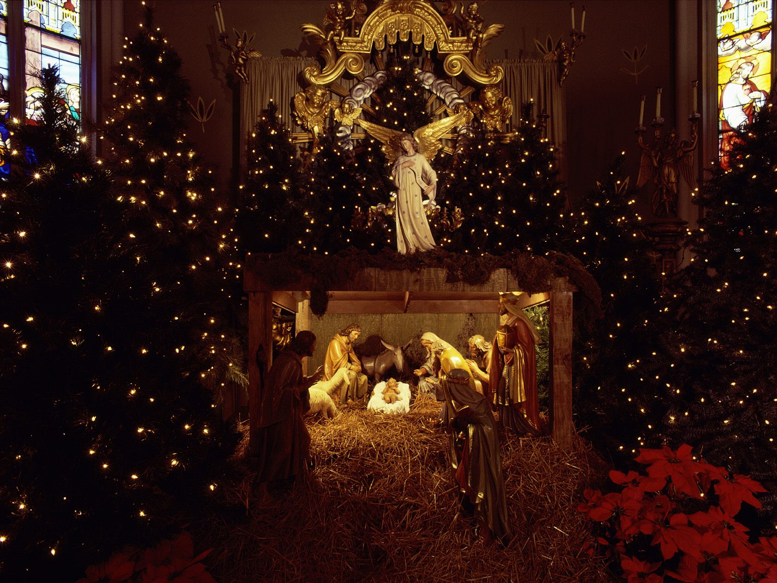 Beautiful Jesus Birth Scene HD Wallpaper ~ The Wallpaper Database