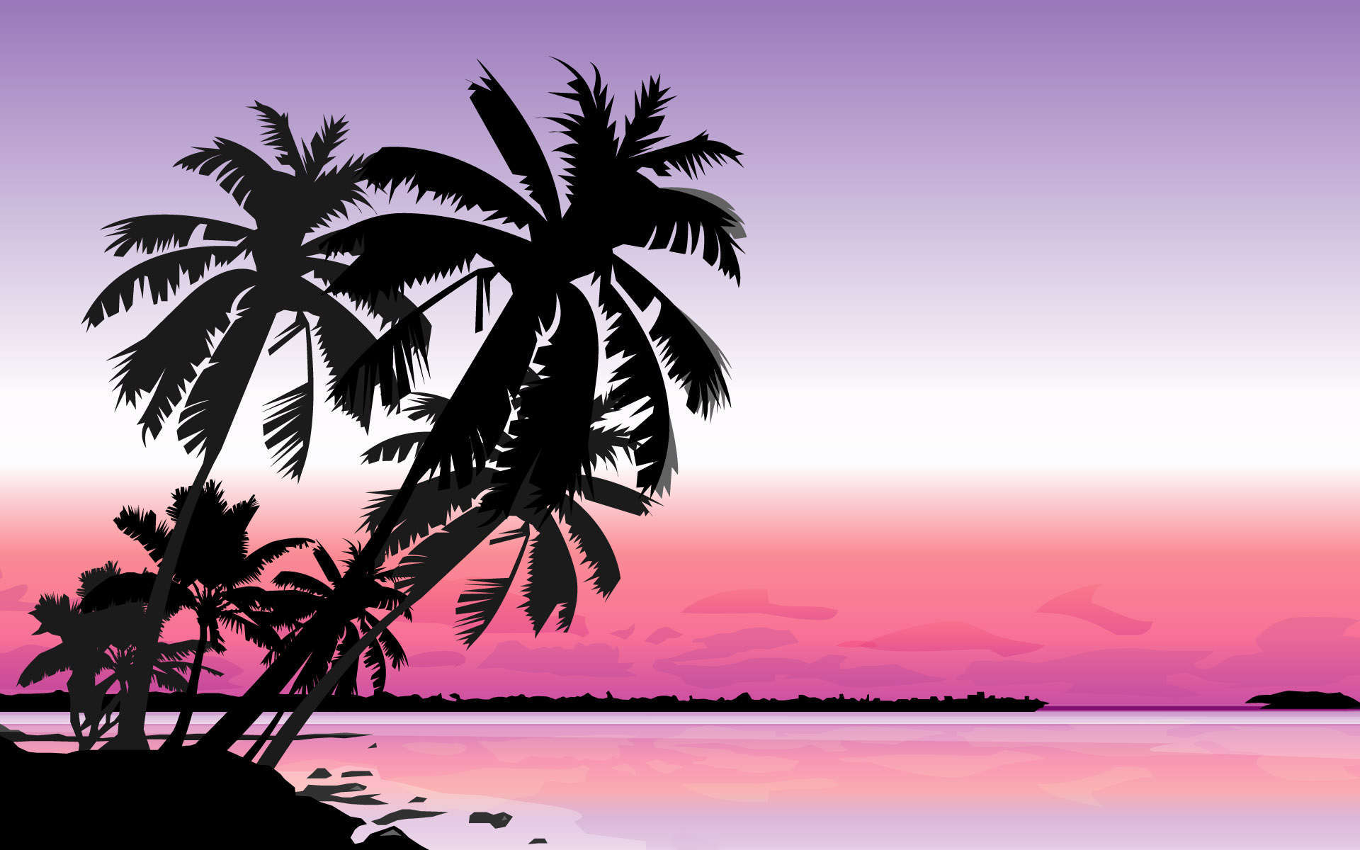 Gallery for - palm tree design wallpaper
