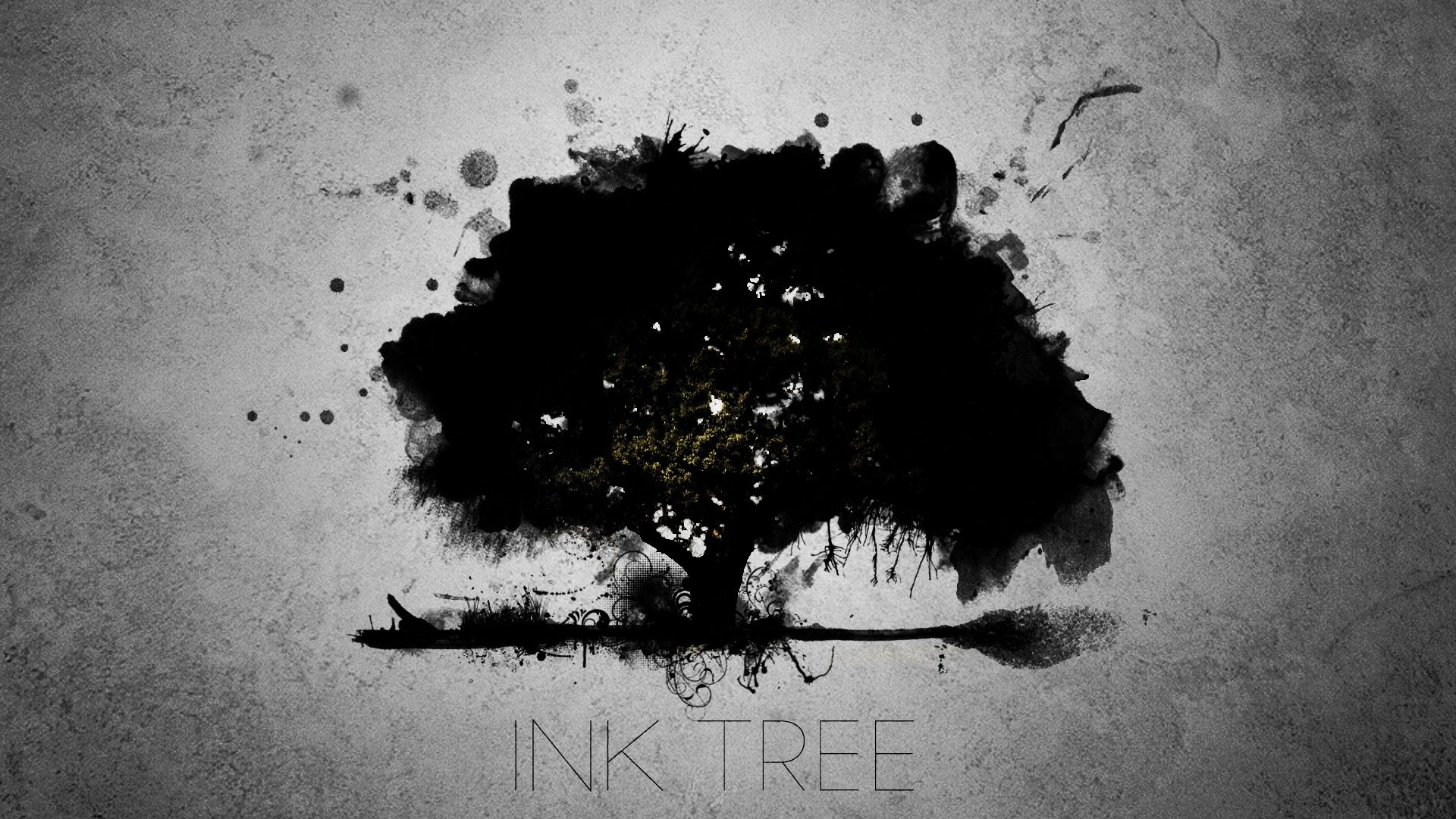 Ink Tree Wallpaper | Awalith