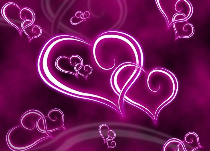 Magenta hearts t5 love picture and wallpaper Magenta Pinterest