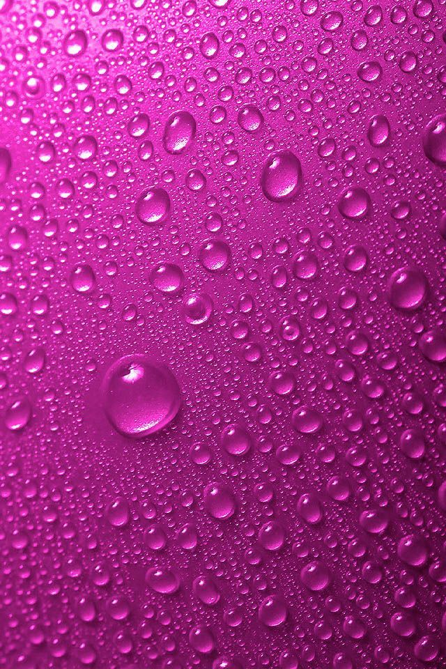 Purple Raindrops iPhone Wallpaper HD. | Phone background ...