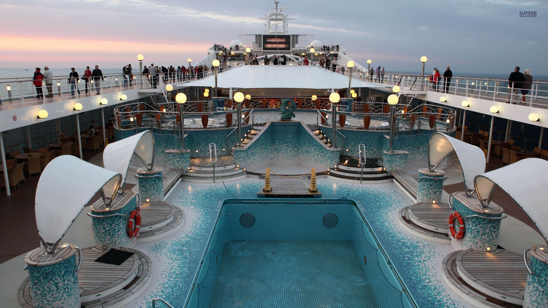 Cruise ship pool wallpaper - Photography wallpapers - #38378