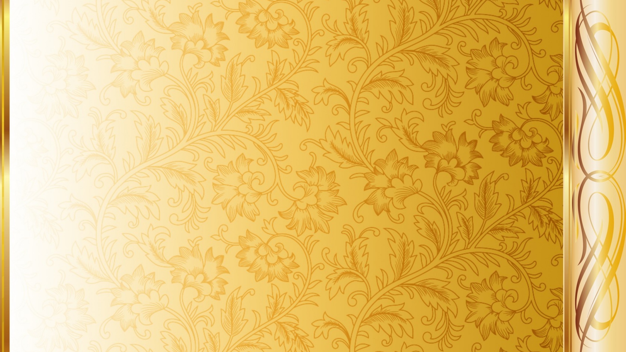 White and Gold wallpaper | 2048x1152 | #82354