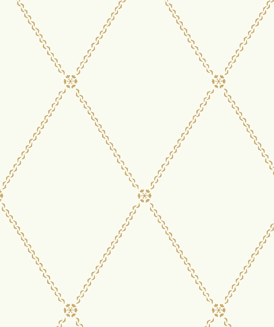 white and gold trellis wallpaper 2016 - White Brick Wallpaper