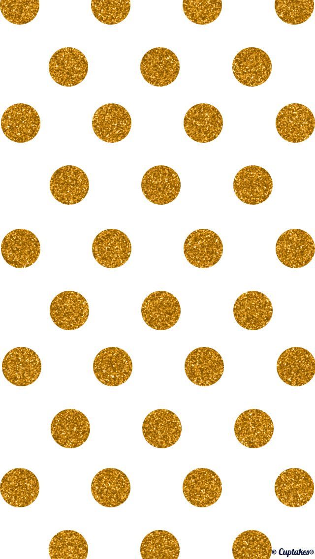 Gold polka dots on white | Wallpaper | Pinterest | Gold Polka Dots ...