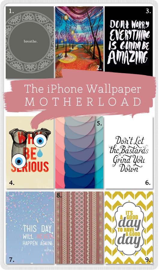 The iPhone Wallpaper Motherload : Hundreds! – kind over matter