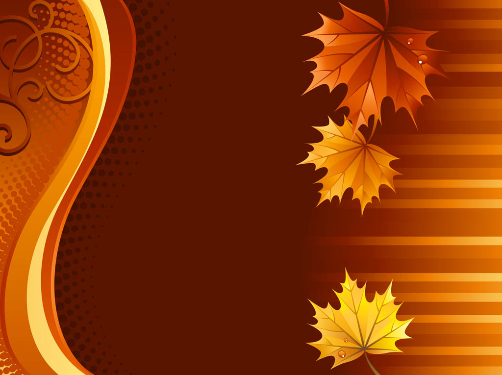 Autumn Leaves Background Vector Art & Graphics | freevector.com