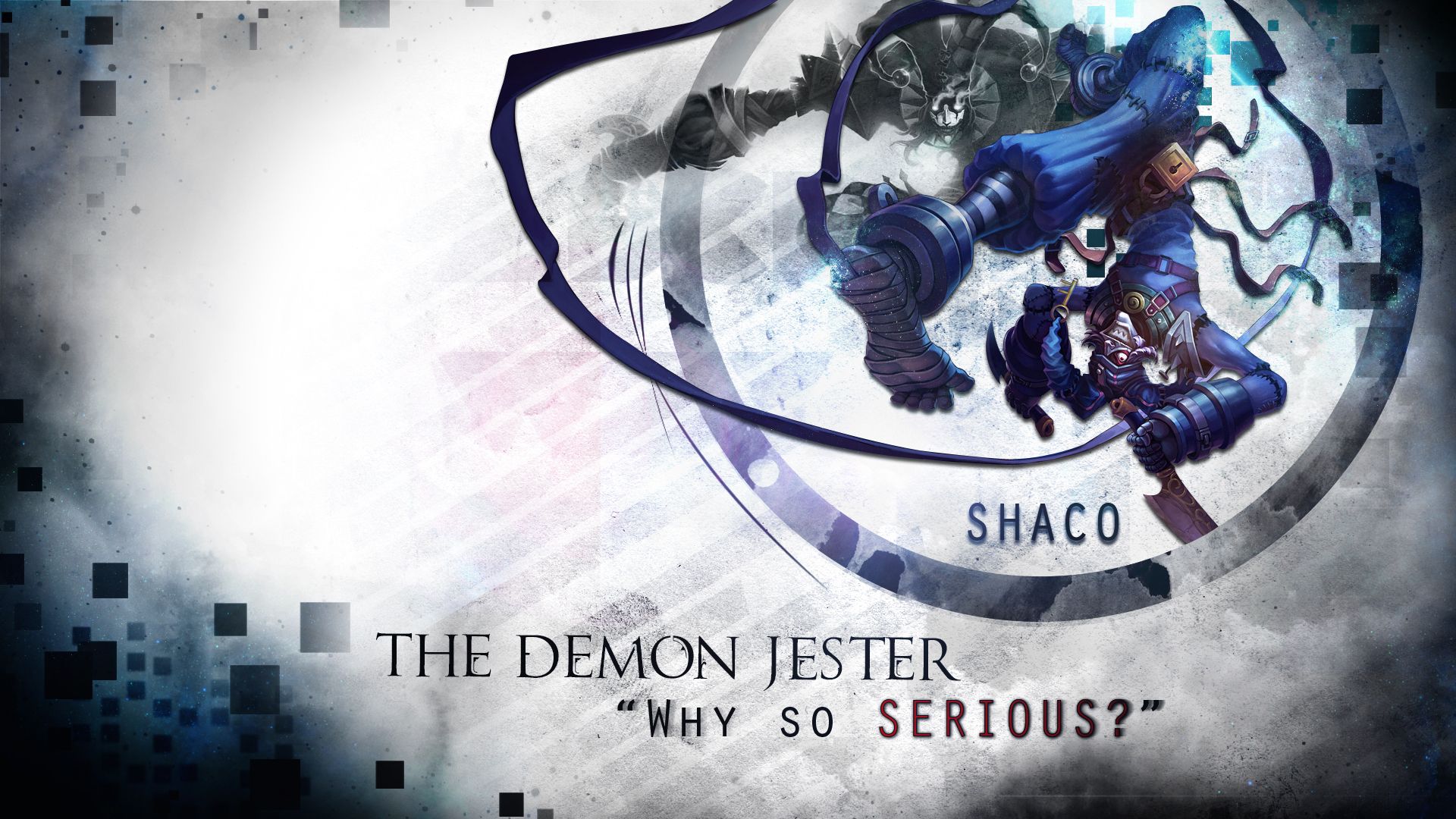 Shaco Demon Jester League of Legends wallpaper | 1920x1080 ...