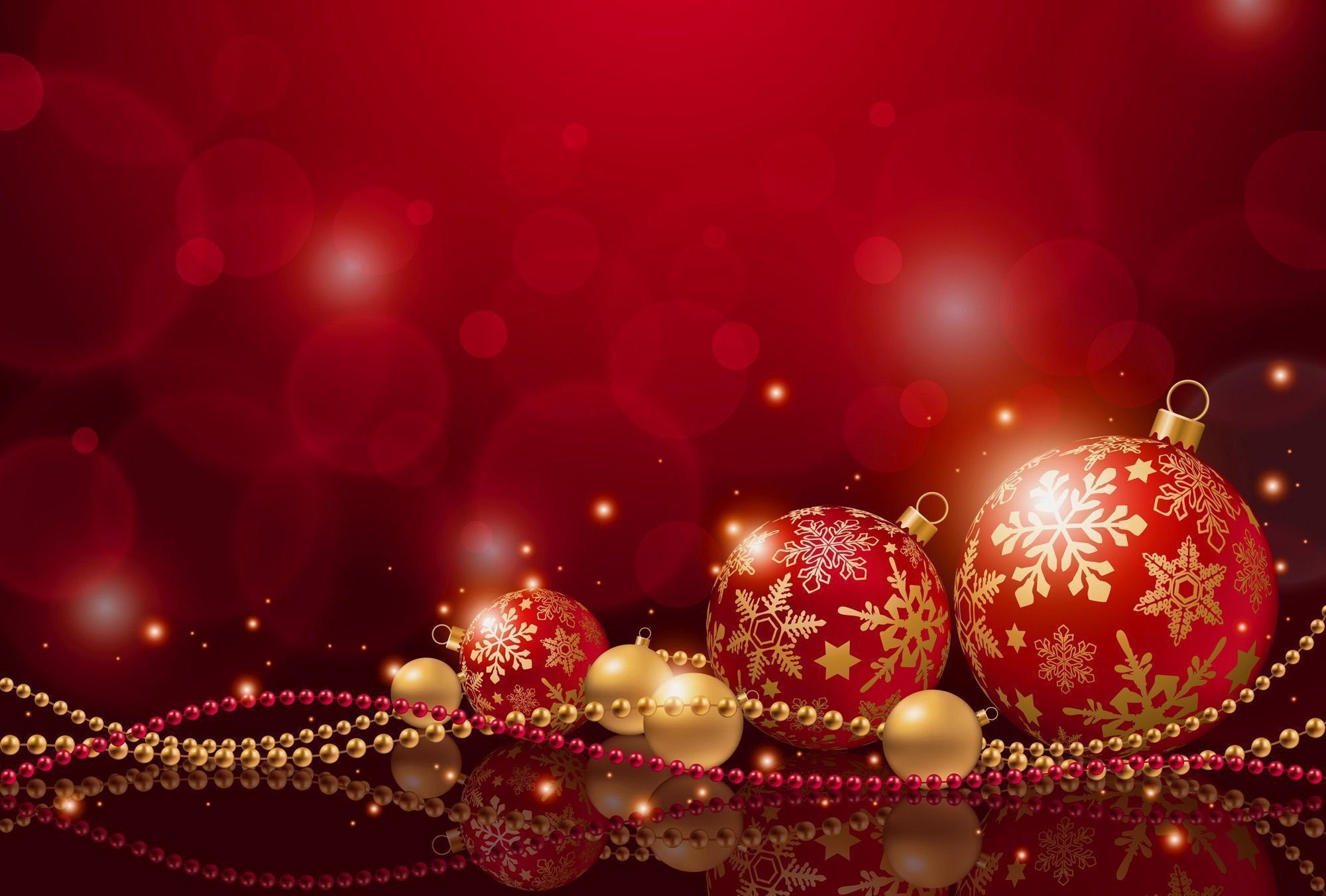 Red Christmas Background | Full HD Pictures