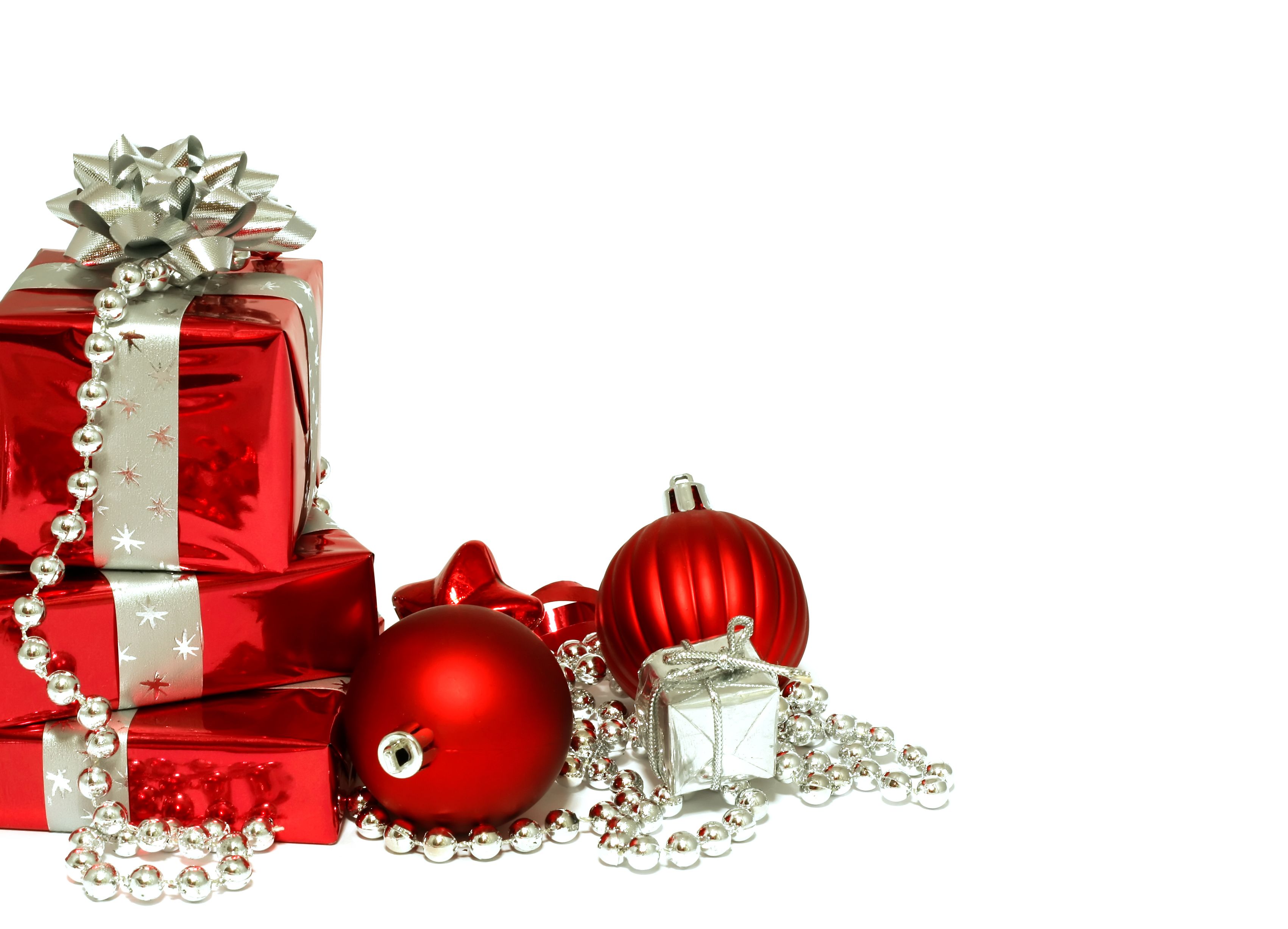 Red and white christmas wallpaper | Wallpaper Wide HD