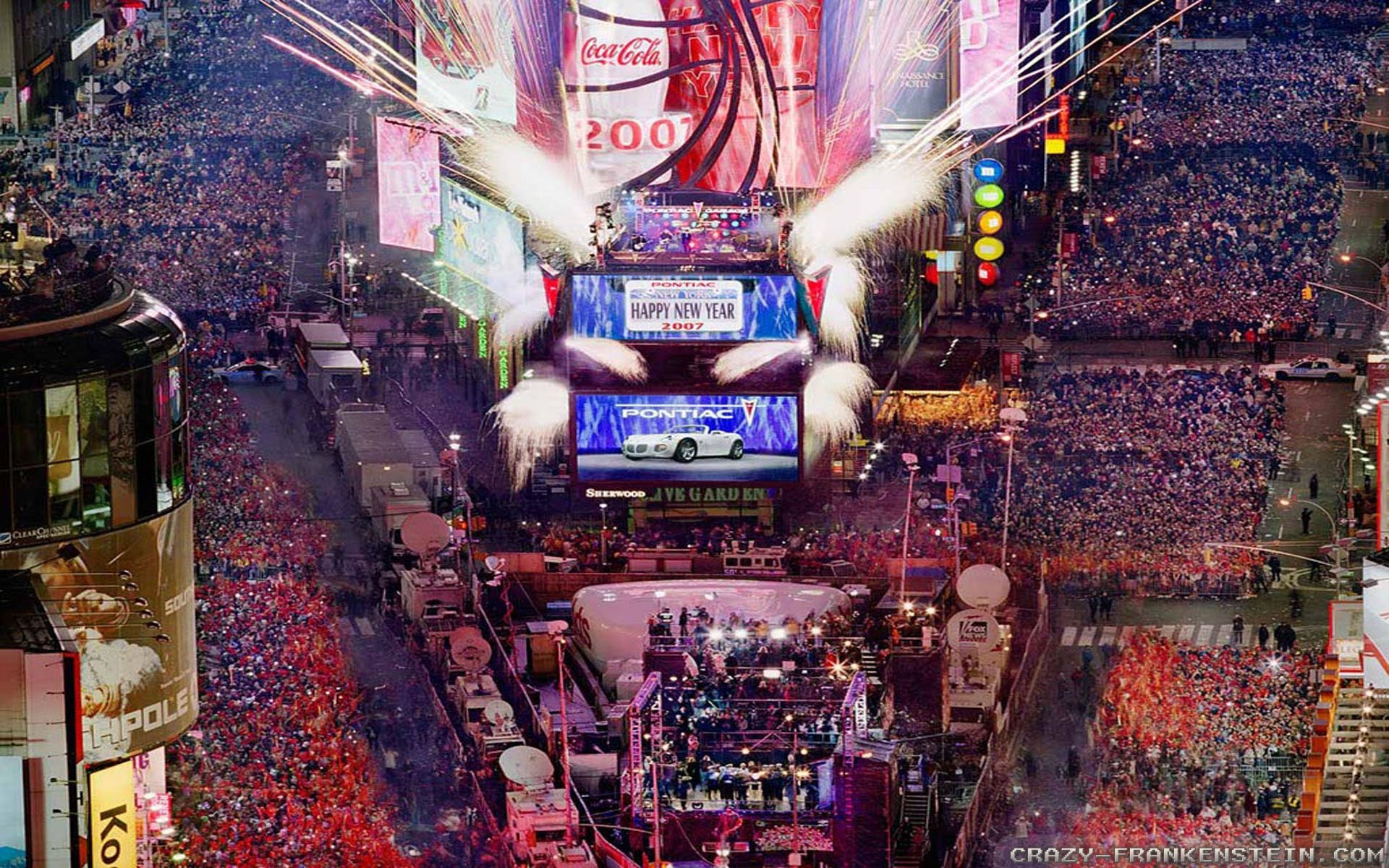 Times Square New Year's Eve 2014 - wallpaper.