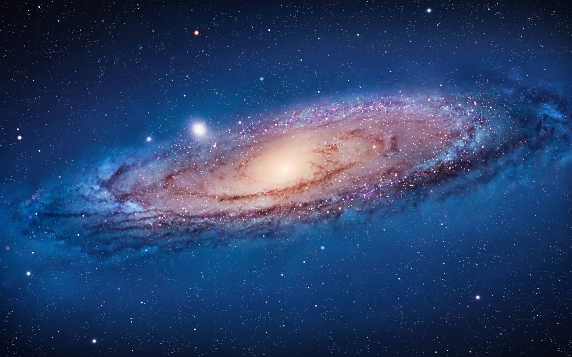 The Andromeda Galaxy in space Wallpaper | 1920x1200 resolution ...