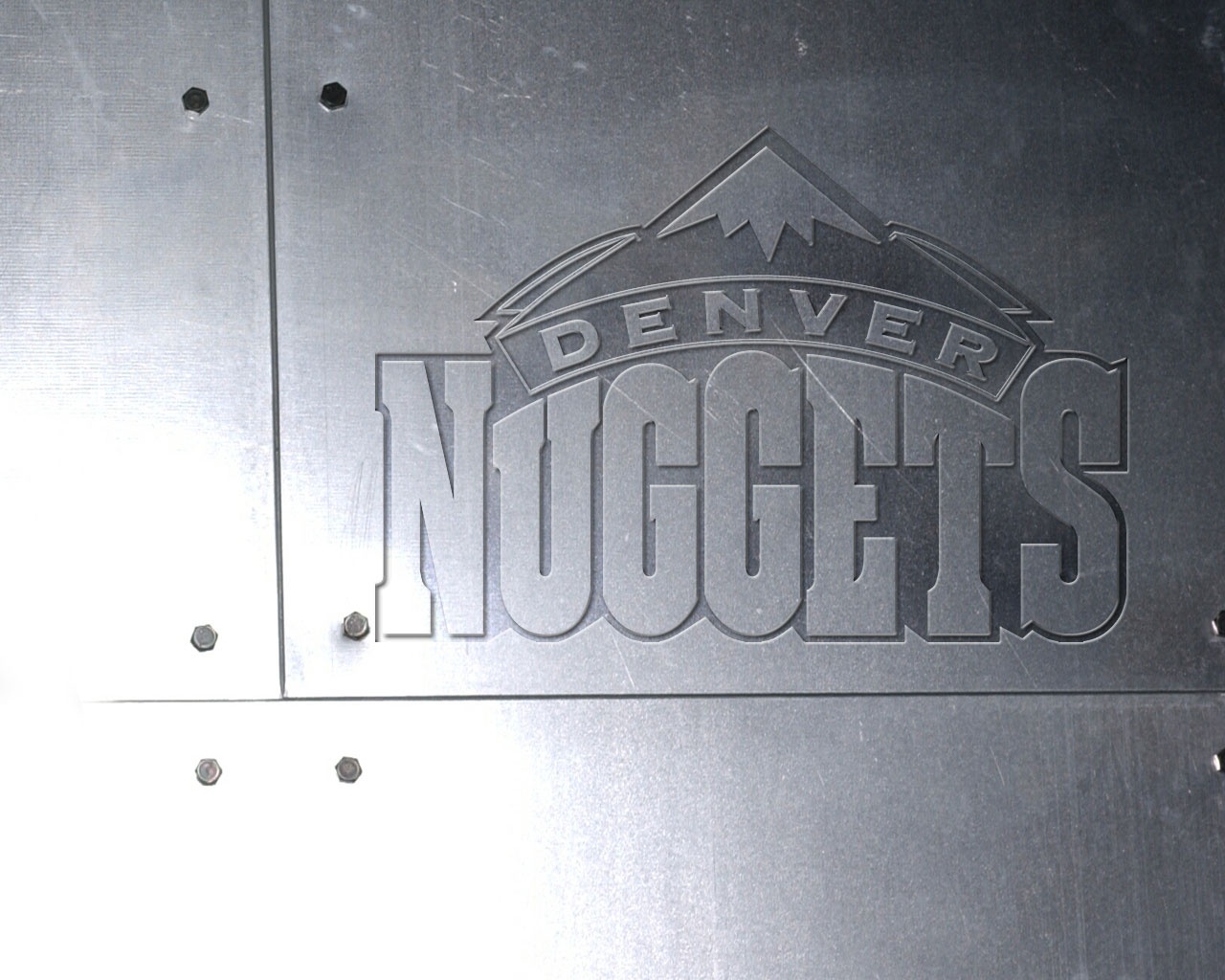 Denver Nuggets Metalic Logo Wallpaper WallpaperSuggest.com