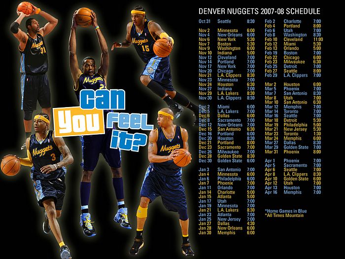 NBA Denver Nuggets Official Desktop 23 - Wallcoo.net