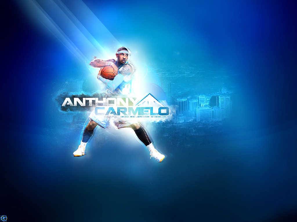 Carmelo Anthony Protecting Ball Wallpaper - Denver Nuggets Wallpaper