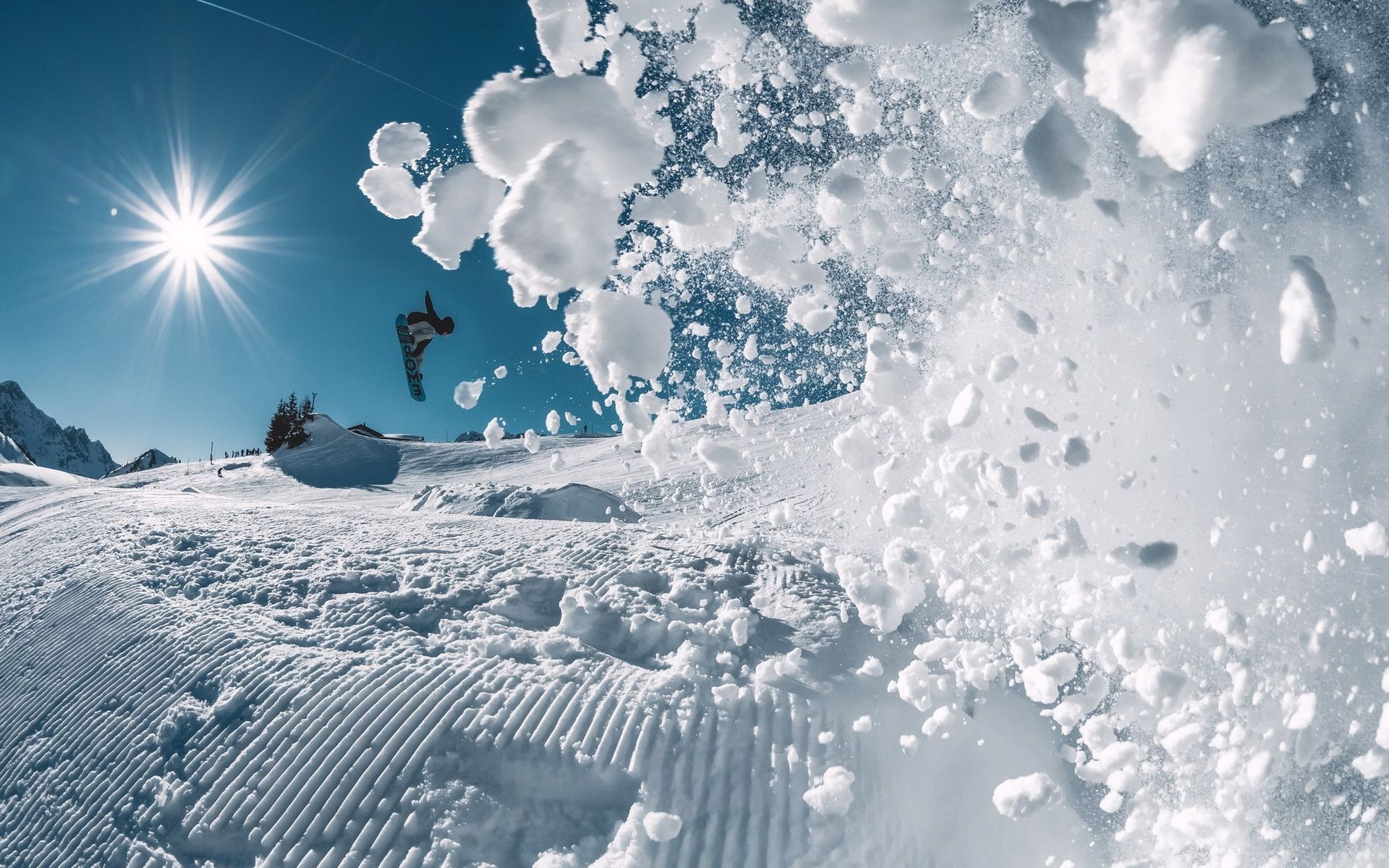 Snowboarding Widescreen Wallpaper -