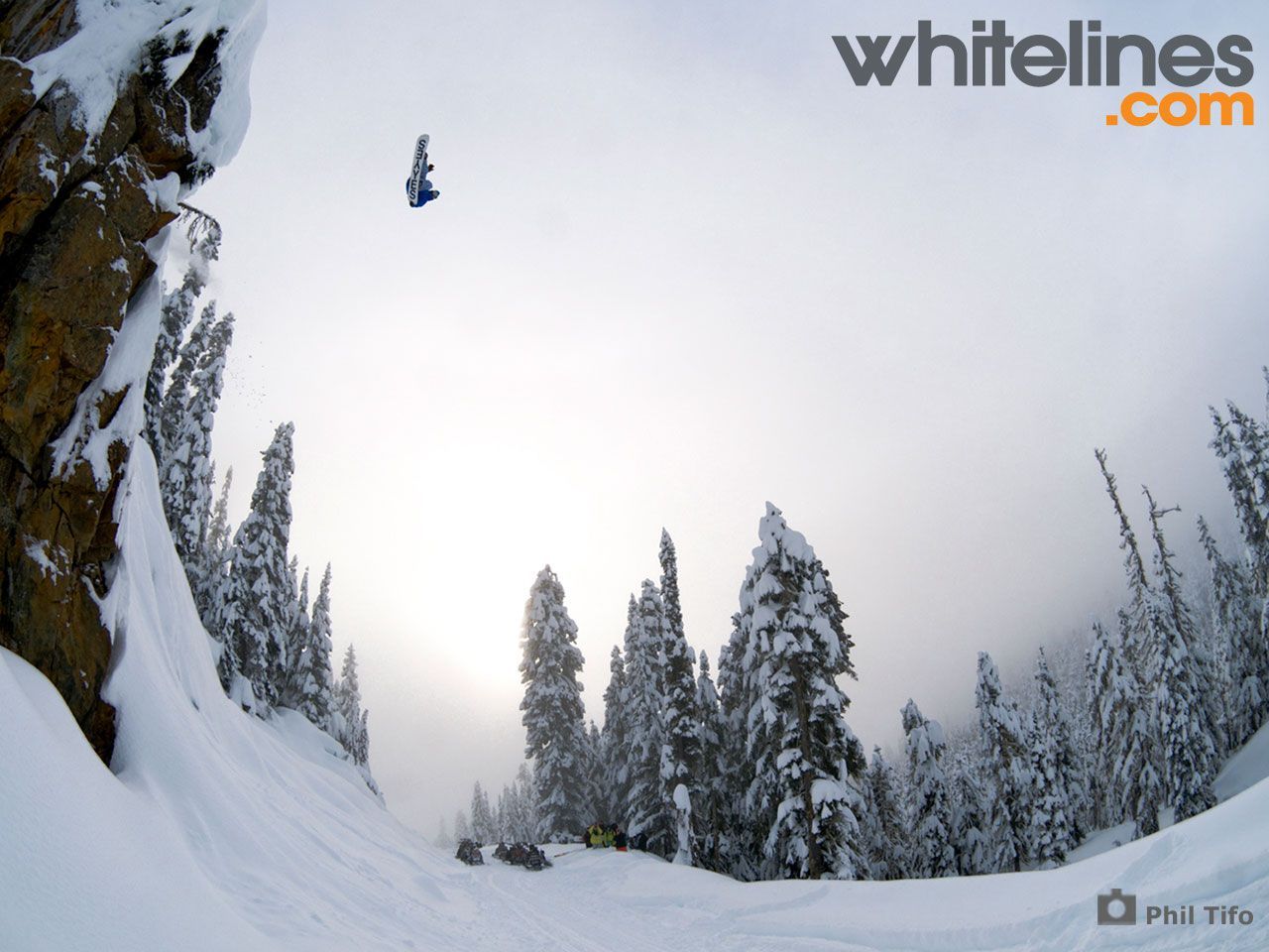 Snowboard Wallpaper - Romain de Marchi in backcountry BC ...