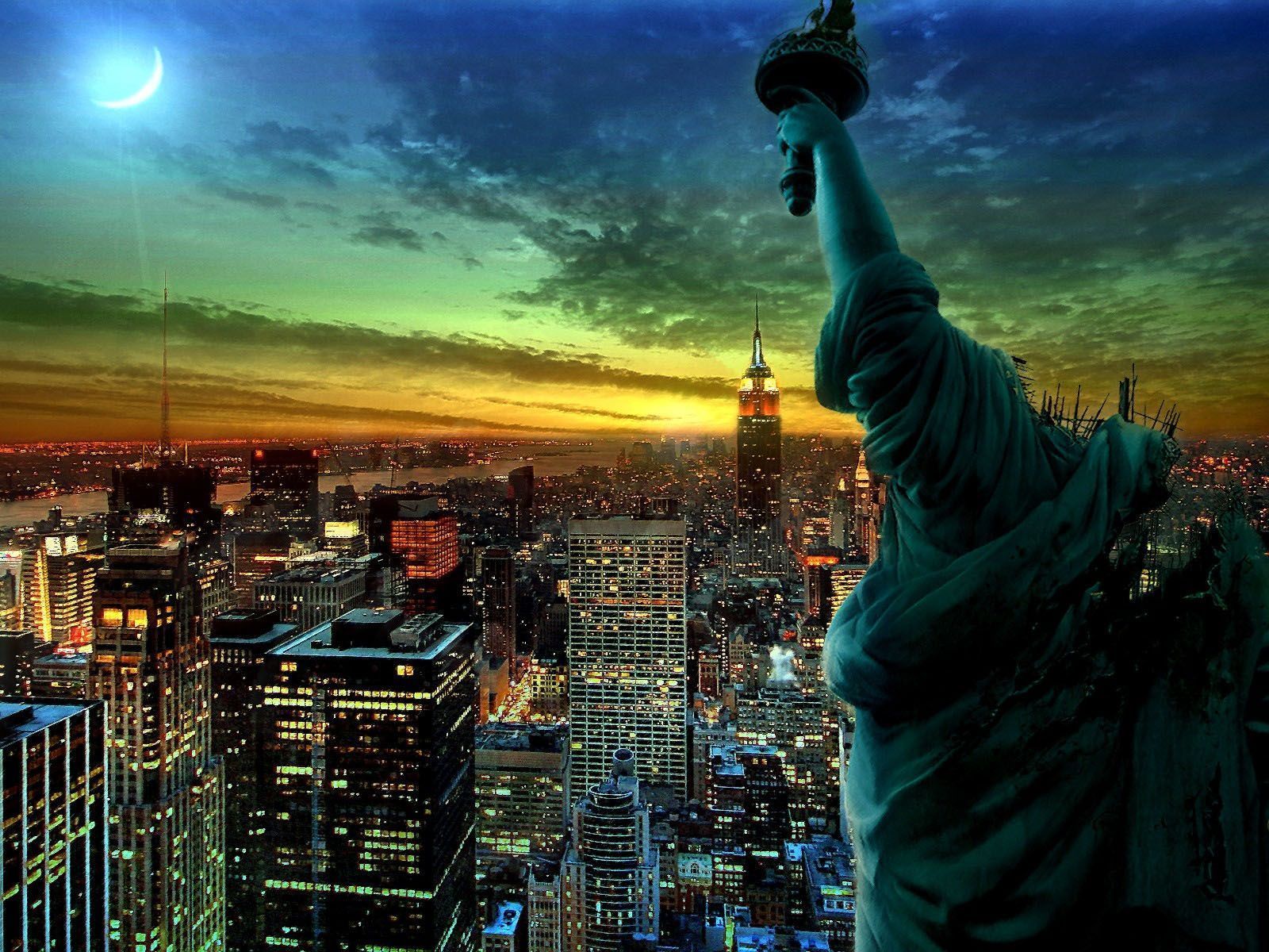 Statue Of Liberty New York City 1600x1200 wallpaper