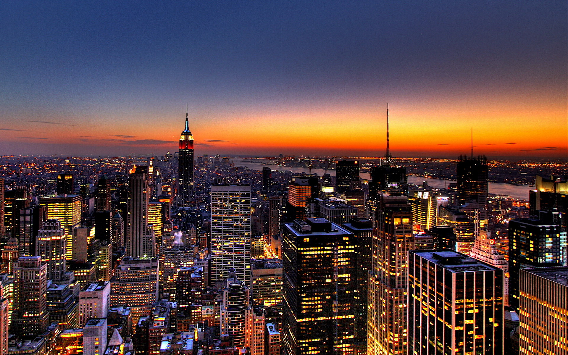 New York City Skyline Wallpaper HD #7028317
