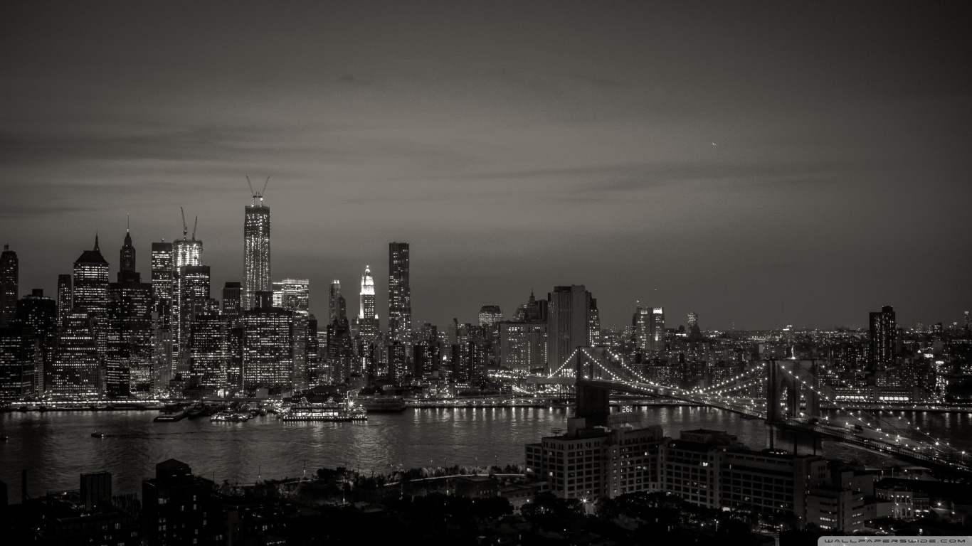 New York City Black and White HD desktop wallpaper : Widescreen ...