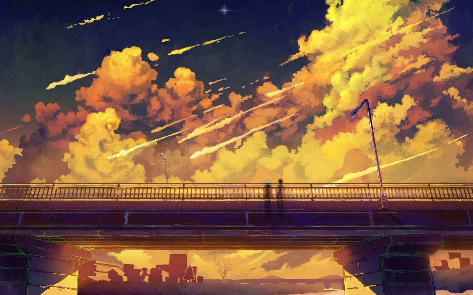 Anime Scenery Free Wallpapers 2711 - HD Wallpaper Site