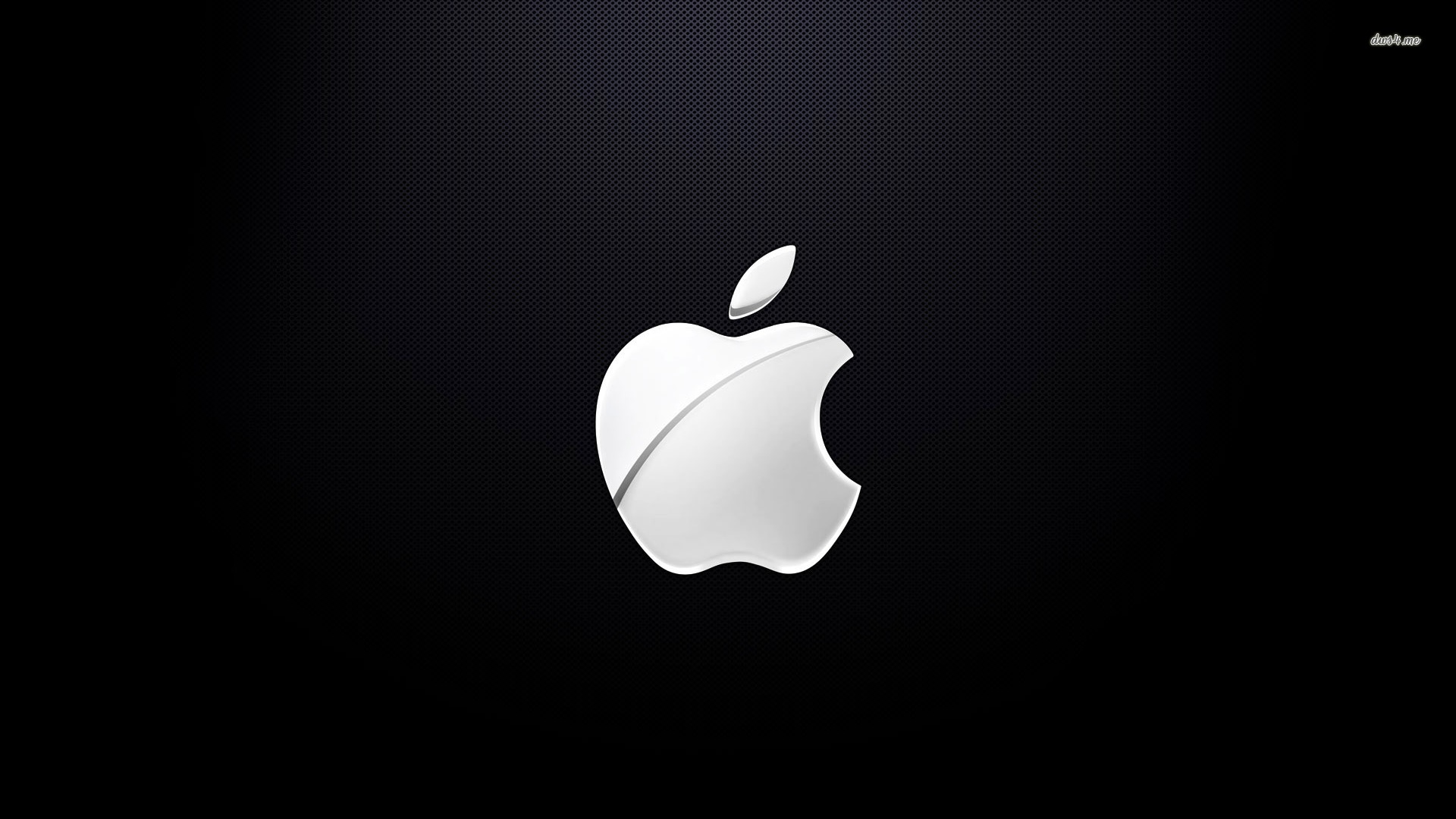 White Apple Logo - wallpaper